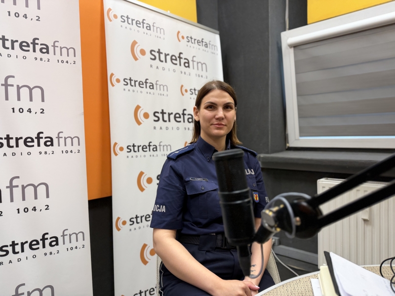 mł. asp. Edyta Daroch, oficer prasowy KMP w Piotrkowie